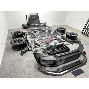 Kit de carrocería de fibra de carbono de alto secado para Benz Clase G G900 <span class=keywords><strong>Maybach</strong></span> actualización fácil parachoques trasero delantero protección de plástico nueva condición - Product Image 3