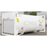 Nouveau conteneur-citerne de 20 pieds à isolation multicouche sous vide poussé pour gaz liquifiés réfrigérés (cabinet arrière) Capacité 24-26 CIMIC