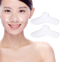 Coussin nasal universel pour masque de ventilation, coussin de pont nasal anti-pression, en silicone souple transparent, accessoire anti-marques de pression