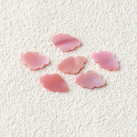 Perla Rosa Nácar en Forma de Nube, Doble Cara Plana, Venta al por Mayor, Se Utiliza para Hacer Joyería con Excelente Calidad