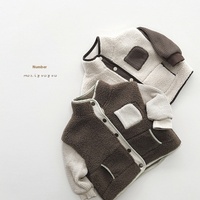Nouveauté Hiver 2025 – Pulls en Peluche Respirants Style Coréen Tendance pour Bébés, Femmes et Garçons – Chauds et Épais en Polyester/Coton