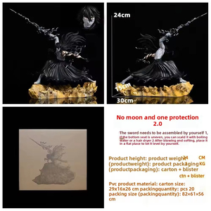Nouvelle figurine d'action Ichigo Kurosaki Moonless <span class=keywords><strong>Combat</strong></span> de 24 cm, modèle de statue de collection, figurine manga en PVC, figurine d'<span class=keywords><strong>anime</strong></span> - Product Image 6