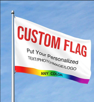 Drapeaux d'extérieur en polyester écologiques personnalisés à prix de gros, drapeaux nationaux, designs personnalisés, n'importe quel logo numérique