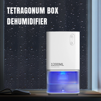 Mini déshumidificateur 42 OZ, petit déshumidificateur semi-conducteur renouvelable, silencieux, pour la pièce, la maison, le foyer
