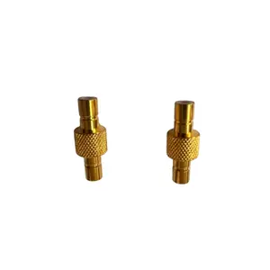 High Performance SMB JJ Coaxial Adapter Male To Male SMB Adapter Connector Copper Gold Plated Adapter