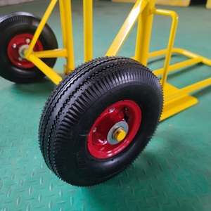 Chariot industriel résistant portatif de camion de main de deux roues charge de 250kg chariot en caoutchouc de plate-forme en métal d'OEM 200kg pour le transport de marchandises - Product Image 6