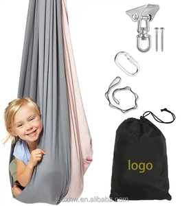 Offre Spéciale Polyester / Nylon Thérapie et sensoriel 360 <span class=keywords><strong>Hamac</strong></span> pivotant pour enfants Guérison Relaxant Câlin Intérieur et Extérieur - Product Image 1