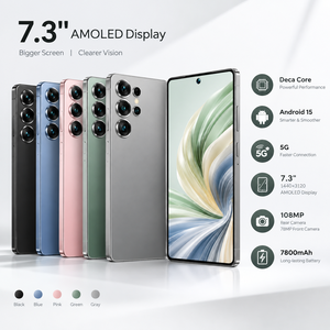 สมาร์ทโฟน S25 Ultra 5G กล้อง 108MP แบตเตอรี่ 7800mAh ใช้งานได้ยาวนาน หน้าจอโค้ง AMOLED ขนาดใหญ่ ระบบปฏิบัติการ Android จัดจำหน่ายโดยตรงจากโรงงาน - Product Image 1