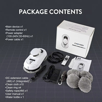 Télécommande de robot de nettoyage de vitres pour maison intelligente + application 3 modes de détection automatique du cadre domestique