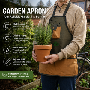 Kit d'outils de jardinage en gros avec tablier réglable, multi-poches, robuste, personnalisable OEM - Product Image 2