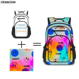 Mochila de viaje personalizada al por mayor para mujer, mochilas escolares universitarias de marca de lujo para niños y hombres, mochila de gran capacidad para estudiantes - Product Image 6