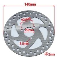 Disque de frein pour scooter électrique à essence 140 mm pour moto de poche 47cc 49cc 2 temps, mini moto tout-terrain, quad, mini moto
