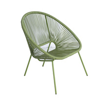 Mobilier d'extérieur moderne d'usine rotin PE imperméable Patio jardin osier balcon lounge fauteuil hôtel Acapulco ensemble de chaises