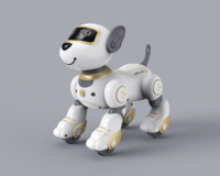 Perro Robot Interactivo Inteligente con Control Remoto, Sensor Táctil, Programable, Sígueme, Música, Baile, Educativo, Recargable
