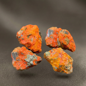 Piedra Natural de Jaspe Naranja Negro en Bruto, Espécimen Mineral, Cristal Curativo, Coleccionable, Decoración y Arte - Product Image 1