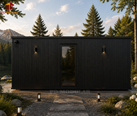 Maisonnette Préfabriquée de Luxe Européenne avec Miroir, pour Hôtels, Complexes Hôteliers, Glamping, Parcs, Hébergements de Vacances, Montagne, et Espaces de Détente avec Toilettes