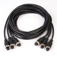 GX12 2/3/4/5/6/7 Pin Connector Extension Cable Male to Female GX12 Double Ended Aviation Overmolded Wired For Vehicle Camera