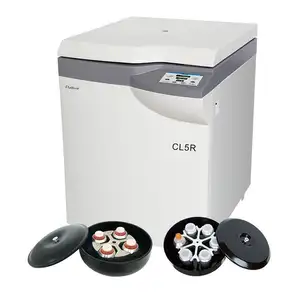 Лабораторная низкоскоростная холодильная центрифуга большой емкости 4x1000 мл с системой качества ISO9001, ISO13485