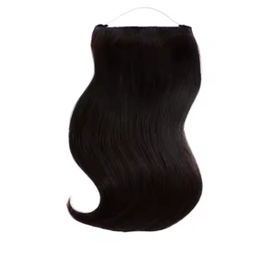 Personnalisé 24 Pouces Russe <span class=keywords><strong>Extensions</strong></span> De Cheveux Vague Style <span class=keywords><strong>Halo</strong></span> Couleur 100g Invisible Ligne De Pêche Clip-In One Piece - Product Image 4