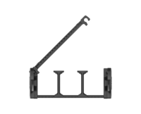 Cadena portacables E17i de baja vibración/ruido, abrible a lo largo del radio interior, para espacios pequeños, fácil de montar, para robots.
