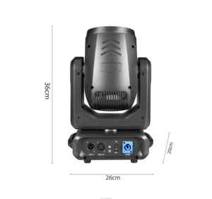 Chuyên nghiệp 200W RGBW chùm di chuyển đầu ánh sáng 7 màu lăng kính di chuyển ánh sáng sân khấu 11 gobos Disco DJ hiệu ứng <span class=keywords><strong>DMX512</strong></span> điều khiển bằng giọng nói - Product Image 4