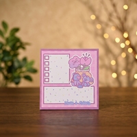 3*3 pouces Cadeaux promotionnels Bloc-notes imprimé Bloc-notes Notes autocollantes Bloc-notes personnalisé