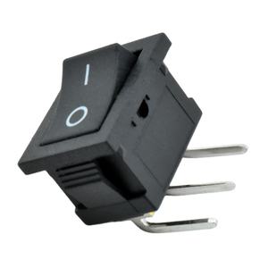 KCD1系列3针印刷电路板翘板开关开-关开关带弯曲销中国制造 - Product Image 1