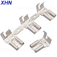 Connecteurs mâles à ressort autobloquants en laiton SFO-61T-250A/SFO-61-250A 250 18-14AWG, type drapeau 6.3Flag 41531-1/ST730436-2