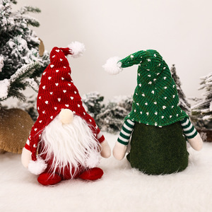 <b>Handmade</b> Christmas Sitting Gnome <b>Doll</b> White Beard Faceless Ornament Cozy Fabric Forest Elf Scandinavian Style Holiday Decoration - Product Image 6