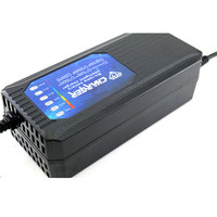 Chargeur intelligent à impulsions 12V-72V pour vélos électriques au plomb-acide, charge rapide, directement de l'usine
