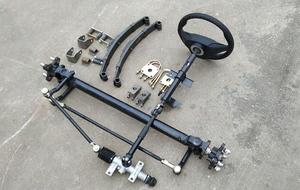 Kit de suspension tricycle électrique 3 changement de roue modifier à <span class=keywords><strong>4</strong></span> roues essieu de direction - Product Image 3