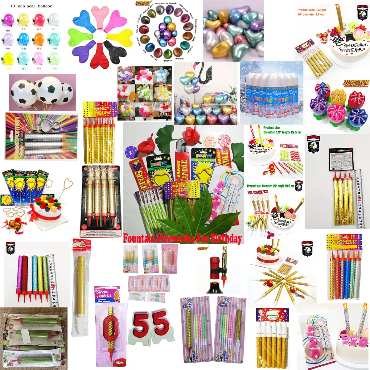 Vuurwerk Voor Chinees Nieuw Vuurwerk Voor Chinees Nieuwjaar Sparkler 40Cm Party Popper Eco-Vriendelijke Confetti Shooter Can