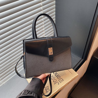 Nouveau sac à main élégant et tendance en polyester avec fermeture éclair, motif patchwork coloré, style western, motif tissé, petit format carré