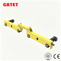 Chariot d'extrémité de grue à roue haute résistance à l'usure, flexible, pour moteur VFD, à pression uniforme, avec dispositif de sécurité complet