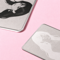 Badge miroir métallique personnalisé, épinglette brillante sur mesure, accessoire esthétique pour sacs, cadeau d'anniversaire haut de gamme personnalisé pour ami