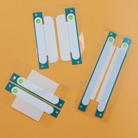 100pcs ORI Stiker Segel Kertas Kemasan Ponsel Baru Dengan Tulisan untuk IP 14 14Pro 14Plus 14ProMax 17 Pembungkus Kemasan Luar