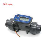 Katup Air PVC NPN Elektrik 1'' 2'' DN25-80 dengan Layar LCD Digital untuk Irigasi Pertanian/Kebun