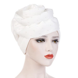 HZO-18122 fleur femmes Turban motif africain Head Wrap Beanie <span class=keywords><strong>Bonnet</strong></span> <span class=keywords><strong>chimio</strong></span> Cap perte de cheveux chapeau - Product Image 6
