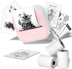 포메모 T02 영수증 미니 프린터 미니 포켓 스티커 프린터 휴대용 스마트 사진 프린터 아이폰용 - Product Image 1