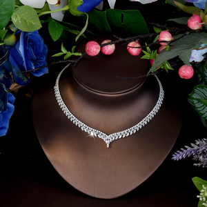 <span class=keywords><strong>Set</strong></span> di Gioielli da Sposa di Alta Qualità con Zirconia Cubica a Forma di Foglia, Collana alla Moda per Donna, <span class=keywords><strong>Set</strong></span> di 4 Pezzi con Ciondolo per Matrimonio e Feste S-606 - Product Image 4