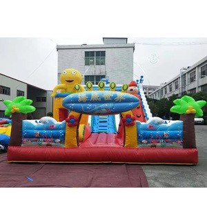 <span class=keywords><strong>Venta</strong></span> directa de fábrica, Castillo de parque de tobogán inflable grande para niños, casa de rebote inflable, Parque de castillo de salto para fiesta - Product Image 3