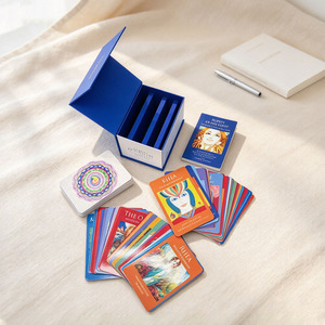 Jeu <span class=keywords><strong>de</strong></span> cartes Oracle personnalisées imprimées, coffret cadeau magnétique <span class=keywords><strong>de</strong></span> luxe, plusieurs <span class=keywords><strong>jeux</strong></span> <span class=keywords><strong>de</strong></span> cartes <span class=keywords><strong>de</strong></span> tarot avec guide pour les <span class=keywords><strong>jeux</strong></span> <span class=keywords><strong>de</strong></span> divination - Product Image 1
