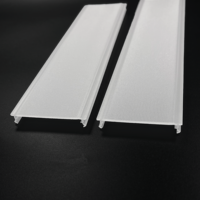 Diffuseur linéaire LED micro-prismatique en PMMA acrylique moderne Bming, avec motif en relief, anti-éblouissement, taille personnalisée