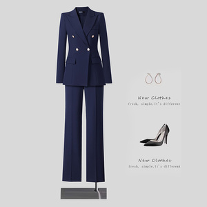 Tailleur Printemps-Automne Professionnel pour Femmes, Robe Formelle Raffinée avec <span class=keywords><strong>Salopette</strong></span> pour les Déplacements Professionnels, Entretiens d'Embauche, et une Allure Élégante - Product Image 1