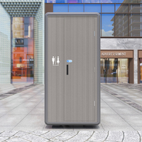 Solution de toilettes mobiles extérieures écologiques et durables de qualité supérieure, conteneur de toilettes, remorque préinstallée avec plomberie, salle de bain et cuisine