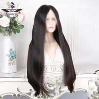 30 pouces Deep Wave 13X6 Lace Front perruques de cheveux humains non teints couleur naturelle pour les perruques de dentelle invisibles sans colle caucasienne