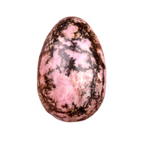 Vente en gros de pierres précieuses en cristal 25x40MM Oeufs de Pâques Pierre naturelle Pierres d'inquiétude pour la décompression Cadeaux de fête pour la famille et les amis