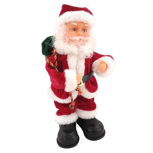 Santa Claus Cantante y Bailarín de Poliéster Ecológico de 23 cm, Funciona con Pilas, Decoración Navideña, Regalo para Niños, Oferta 2023 - Product Image 3
