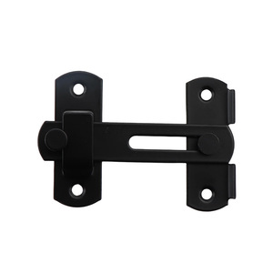 Loquet de porte en acier inoxydable, argenté et noir, épaissi, pour armoire, installation facile, style traditionnel - Product Image 5