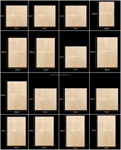 <span class=keywords><strong>Compensato</strong></span> Commerciale di Alta Qualità, Spessore 1/16 e 1/8 Pollici, Fogli di <span class=keywords><strong>Compensato</strong></span> di Tiglio per Taglio Laser - Product Image 4
